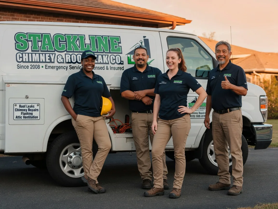 Chimney flashing repair company in Battery Park, VA
